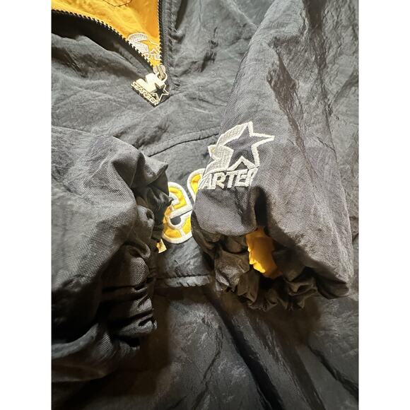 Vintage 1990’s Embroidered Steelers Sports Starter Jacket Size Medium - Picture 8 of 10